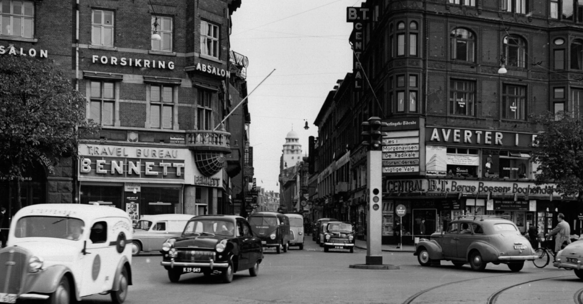 Rådhuspladsen - Frederiksberggade, Copenhagen - Before(Copenhagen City Archives)